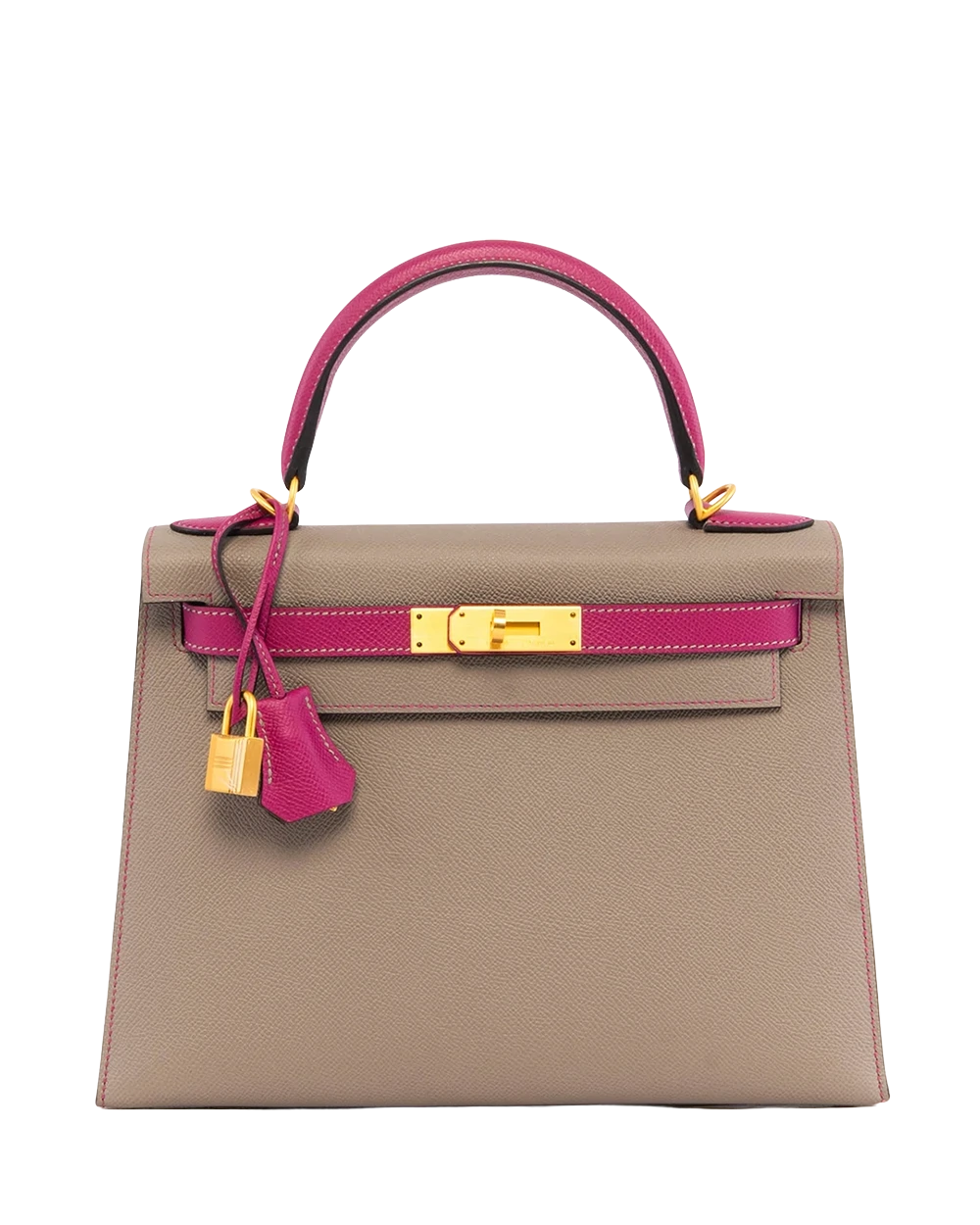 HERMES KELLY 28 ETOUPE ROSE POORPE EPSOM GHW CCT406 IU 0515