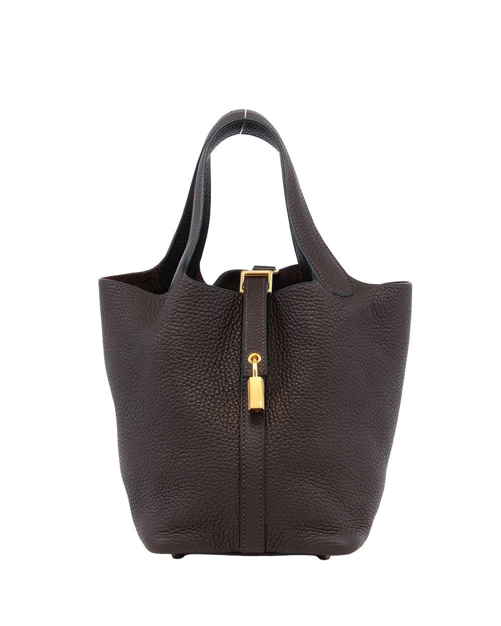 HERMES PICOTIN LOCK 18 ROUGE SELLIER TAURILLON CLEMENCE GHW Z MM 005 HG 0438