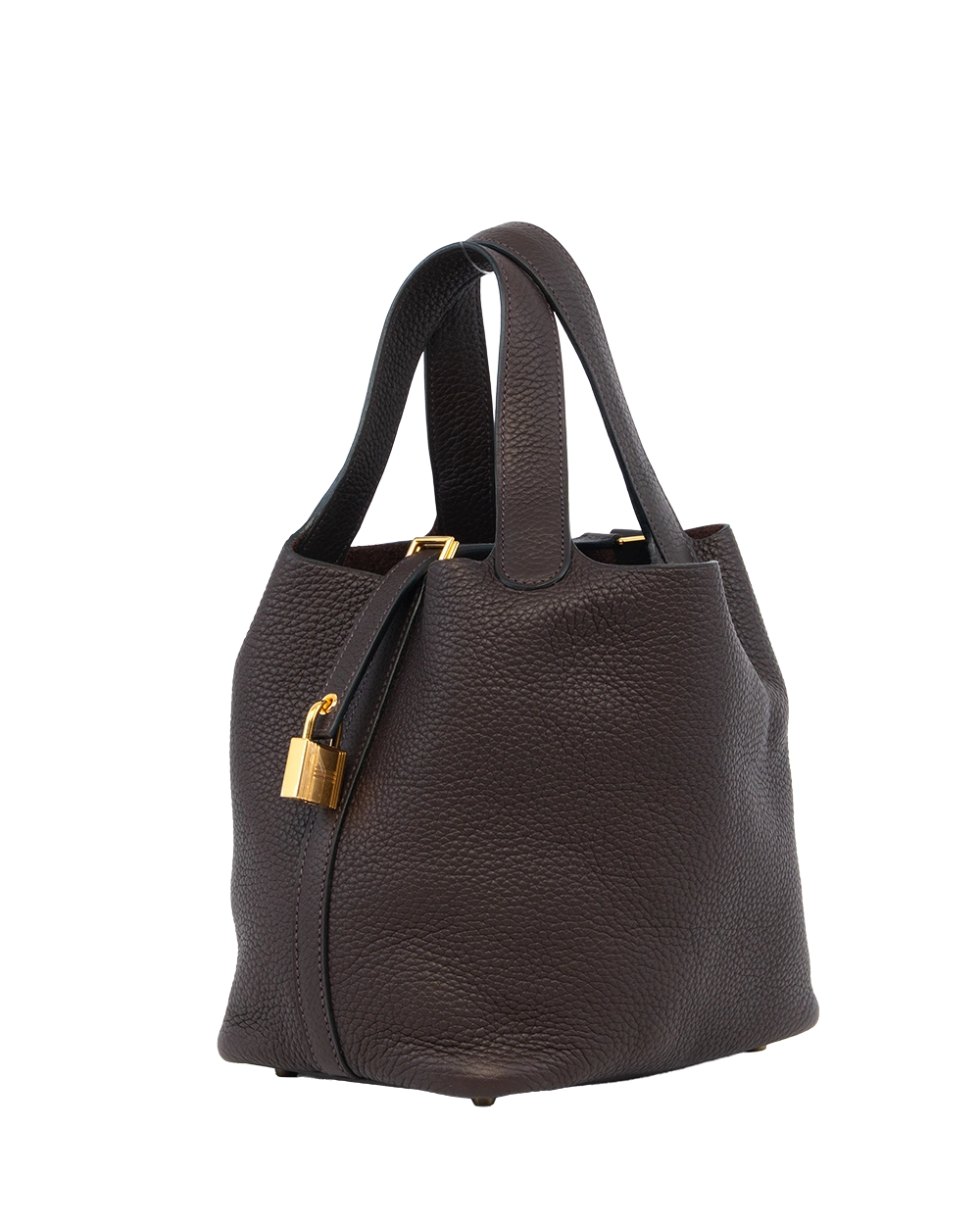 HERMES PICOTIN LOCK 18 ROUGE SELLIER TAURILLON CLEMENCE GHW Z MM 005 HG 0439