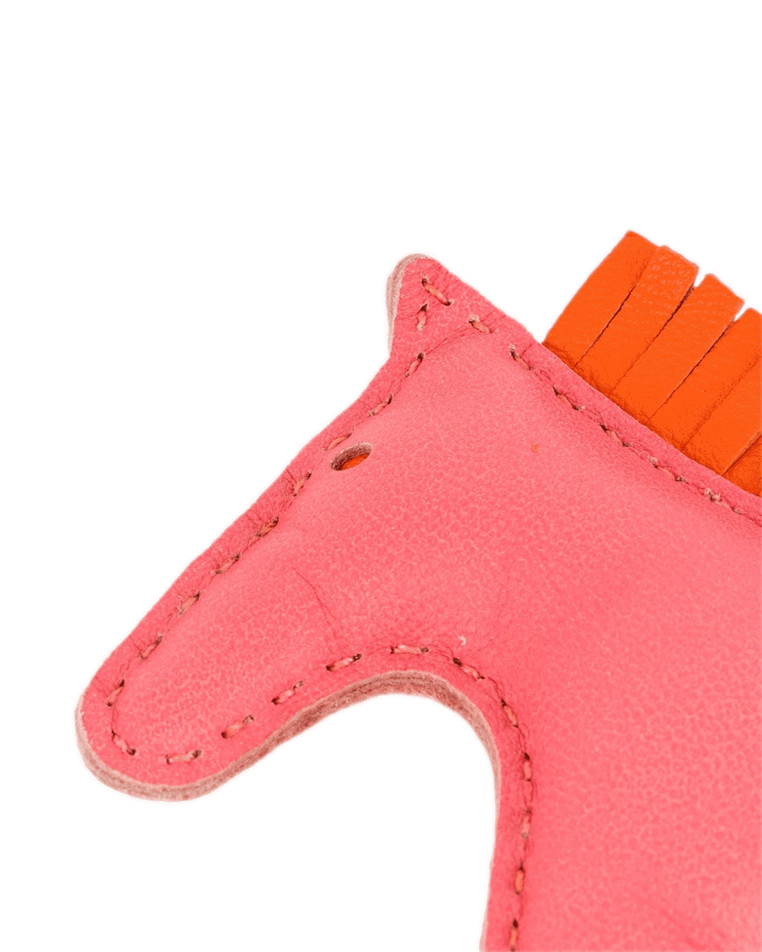 HERMES RODEO PEGASUS CHARM PM PINK LAMB 43477