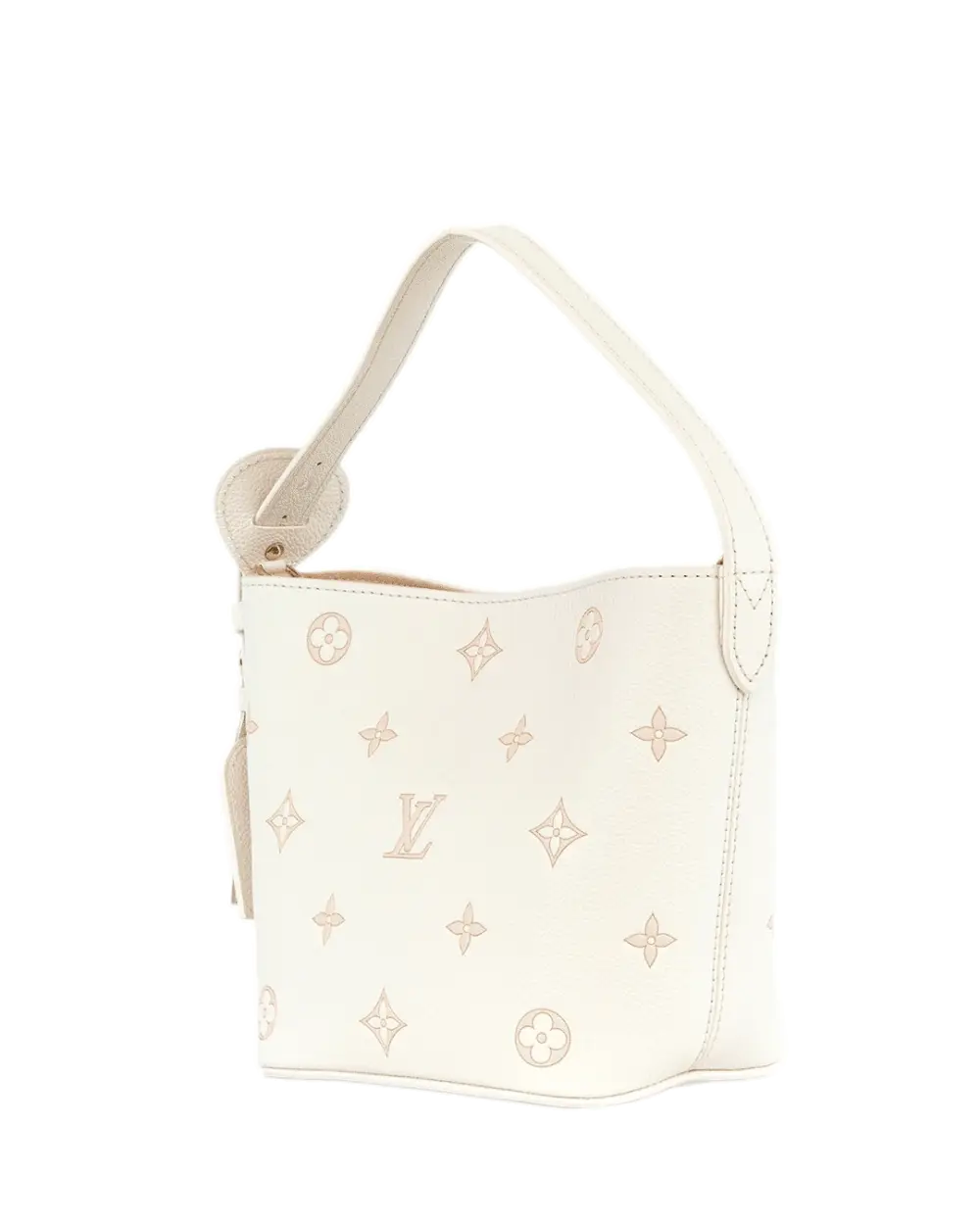 LV ALL IN BB WHITE BICOLOR MONOGRAM EMPREINTE GHW MICROCHIP 2055