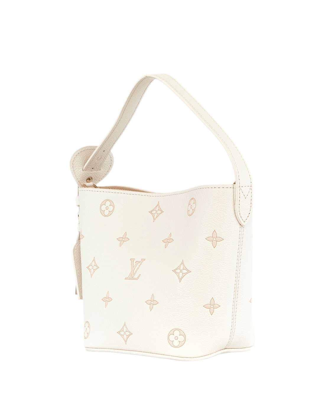 LV ALL IN BB WHITE BICOLOR MONOGRAM EMPREINTE GHW MICROCHIP 2055