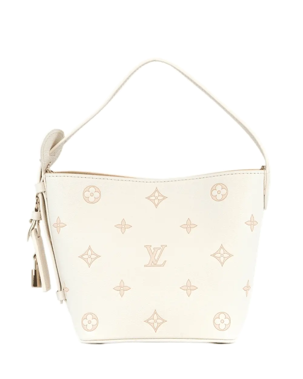 LV ALL IN BB WHITE BICOLOR MONOGRAM EMPREINTE GHW MICROCHIP 2056