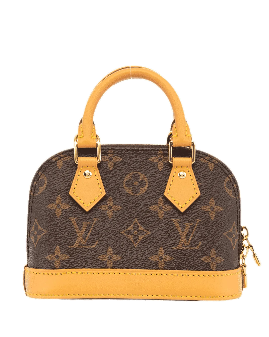 LV ALMA NANO BROWN MONOGRAM CANVAS GHW MICROCHIP 4859