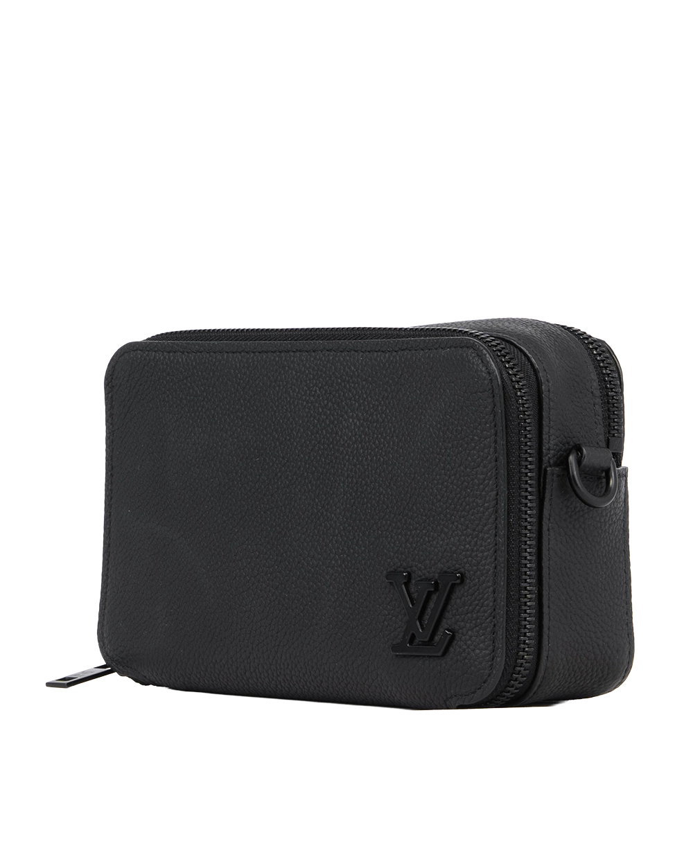 LV ALPHA WEARABLE WALLET BLACK CALF BHW MICROCHIP 1168