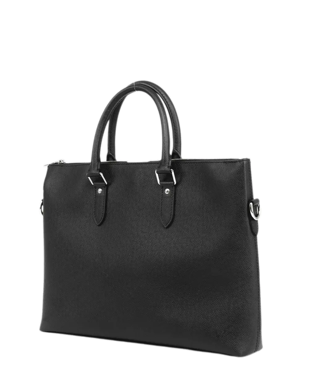 LV ANTON SOLF BRIEFCASE BLACK TAIGA SHW MICROCHIP 0518