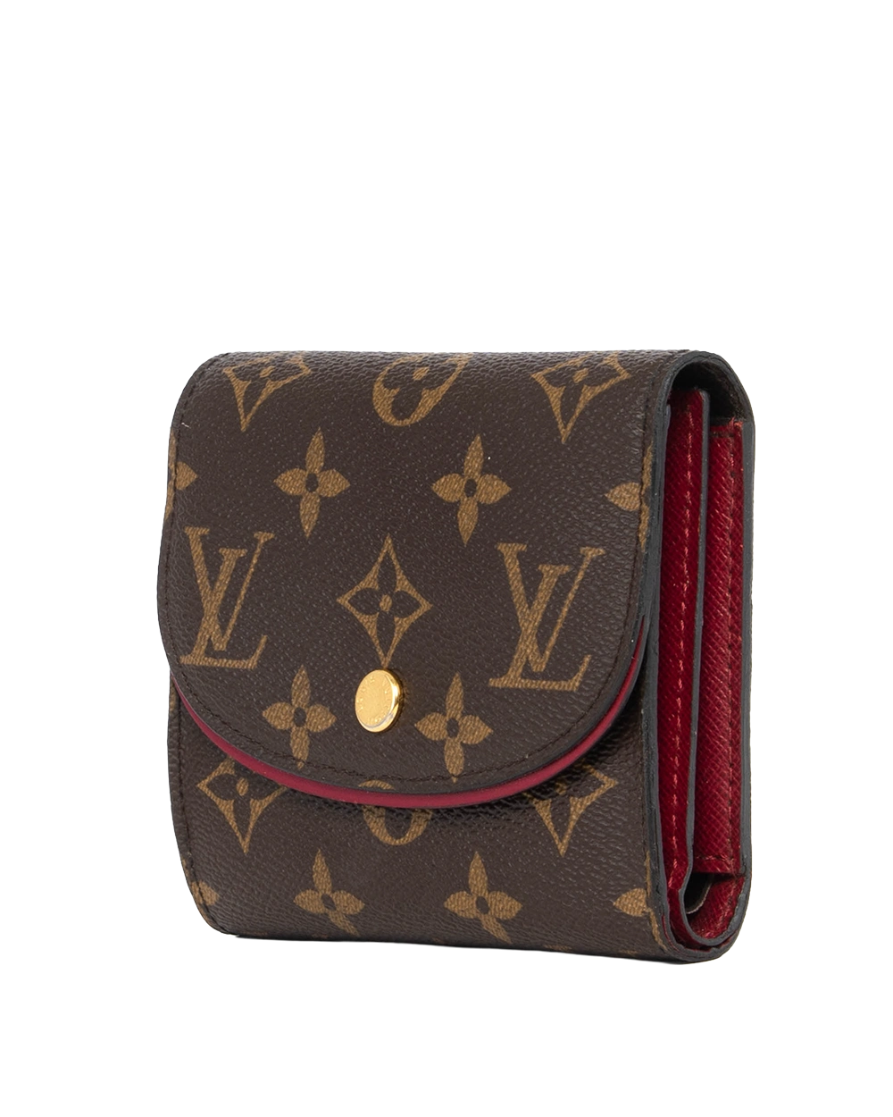LV ARIANE WALLET SHORT BROWN MONOGRAM CANVAS GHW CA4107 2205