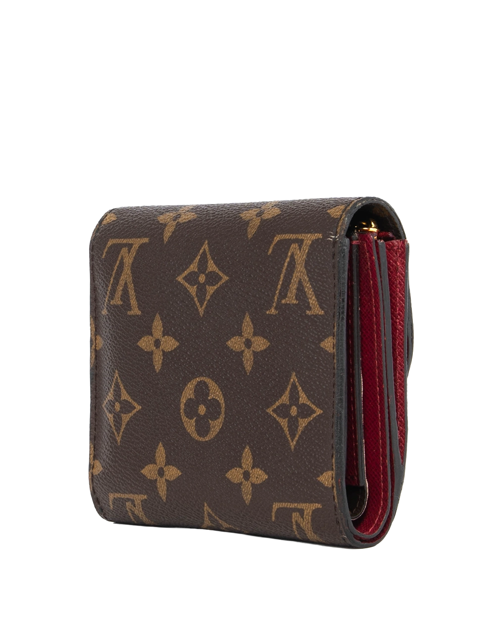 LV ARIANE WALLET SHORT BROWN MONOGRAM CANVAS GHW CA4107 2206