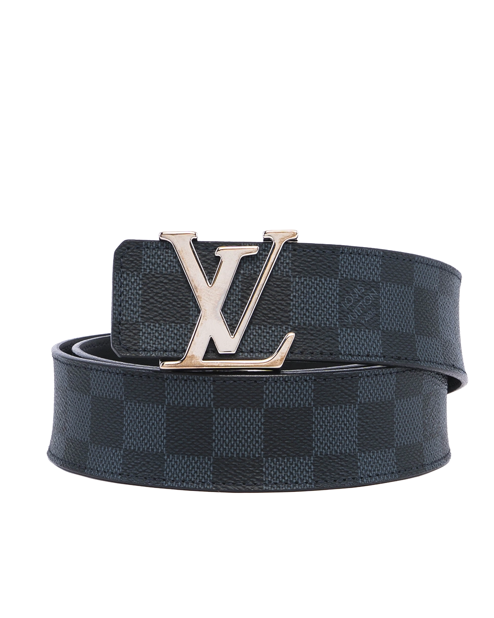 LV BELT 4 CM 85 GRAPHITE DAMIER CANVAS SHW AC2137 05572