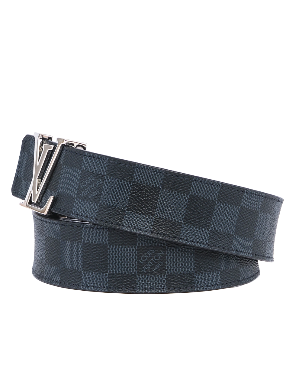 LV BELT 4 CM 85 GRAPHITE DAMIER CANVAS SHW AC2137 05573