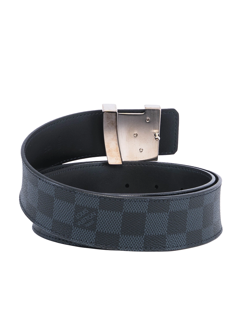 LV BELT 4 CM 85 GRAPHITE DAMIER CANVAS SHW AC2137 05575