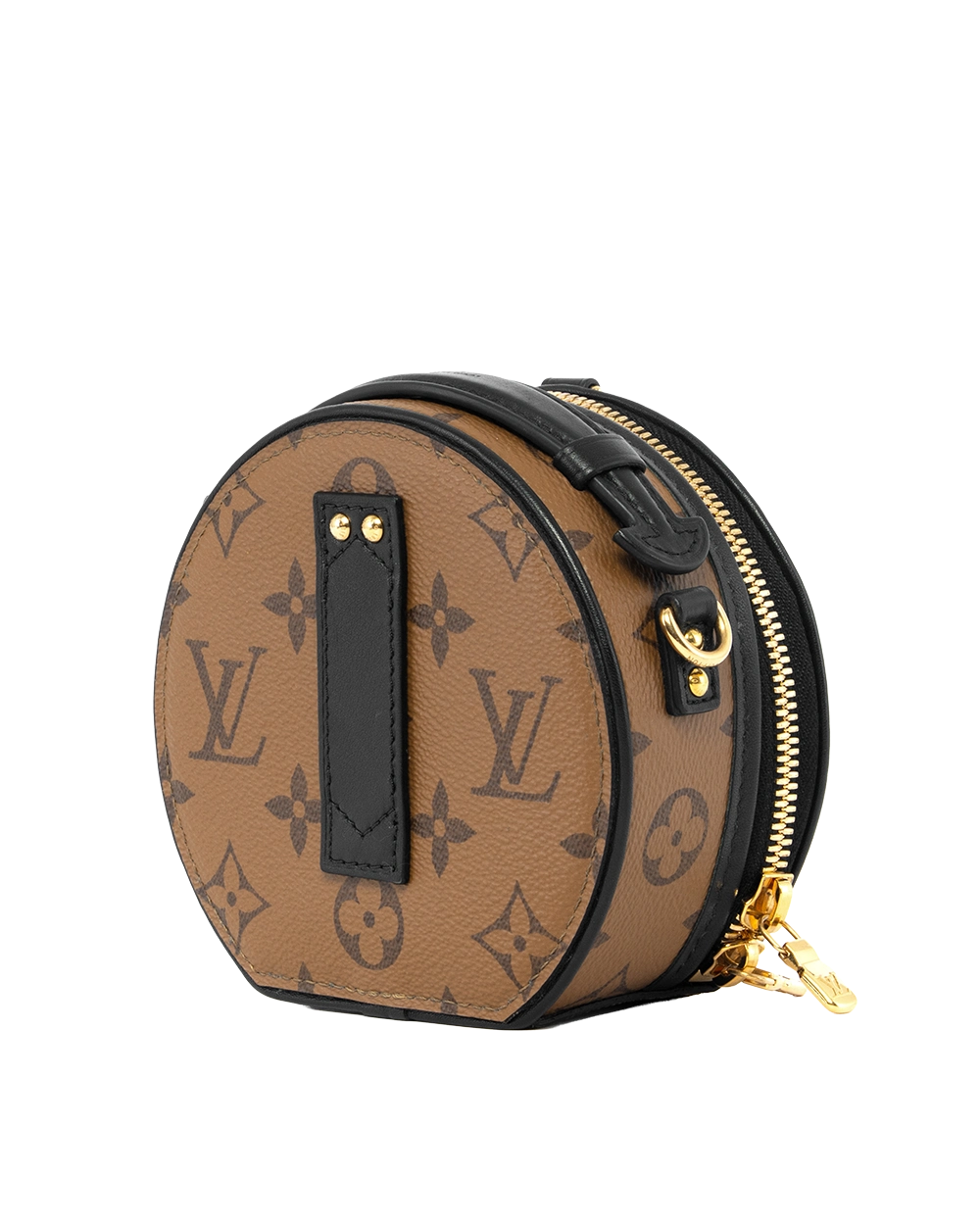 LV BOITE CHAPEAU MINI BROWN BLACK MONOGRAM CANVAS GHW 2341