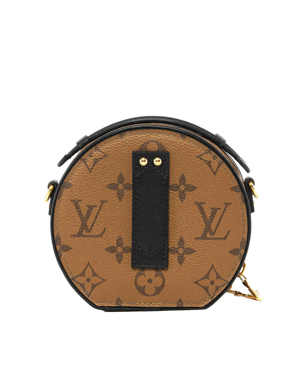 LV BOITE CHAPEAU MINI BROWN BLACK MONOGRAM CANVAS GHW 2342