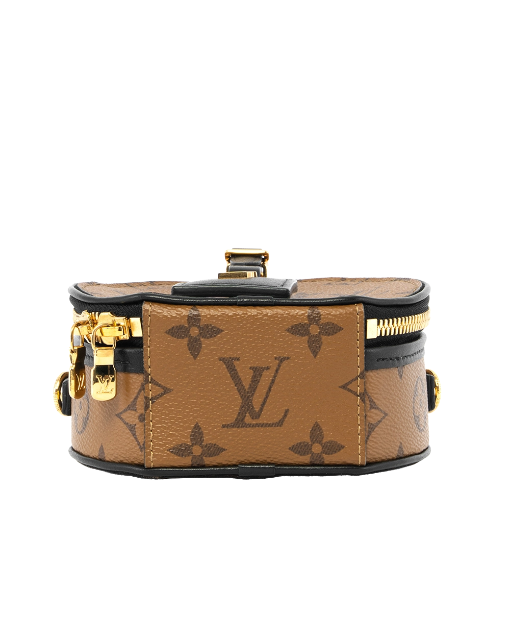 LV BOITE CHAPEAU MINI BROWN BLACK MONOGRAM CANVAS GHW 2343