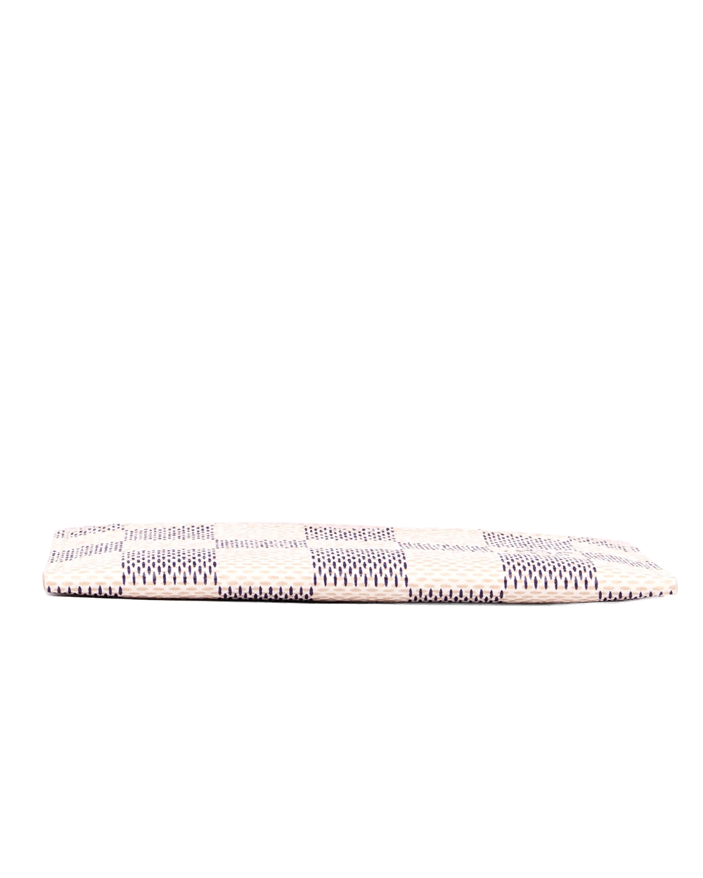 LV CARD SLOT SHORT WHITE AZUR DAMIER CANVAS MICROCHIP 04841