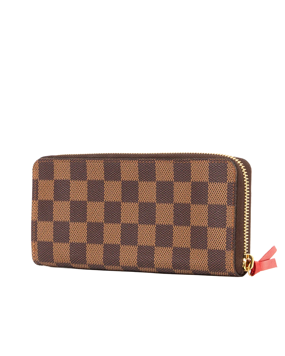 LV CLEMENCE LONG BROWN DAMIER CANVAS GHW CA4115 0565