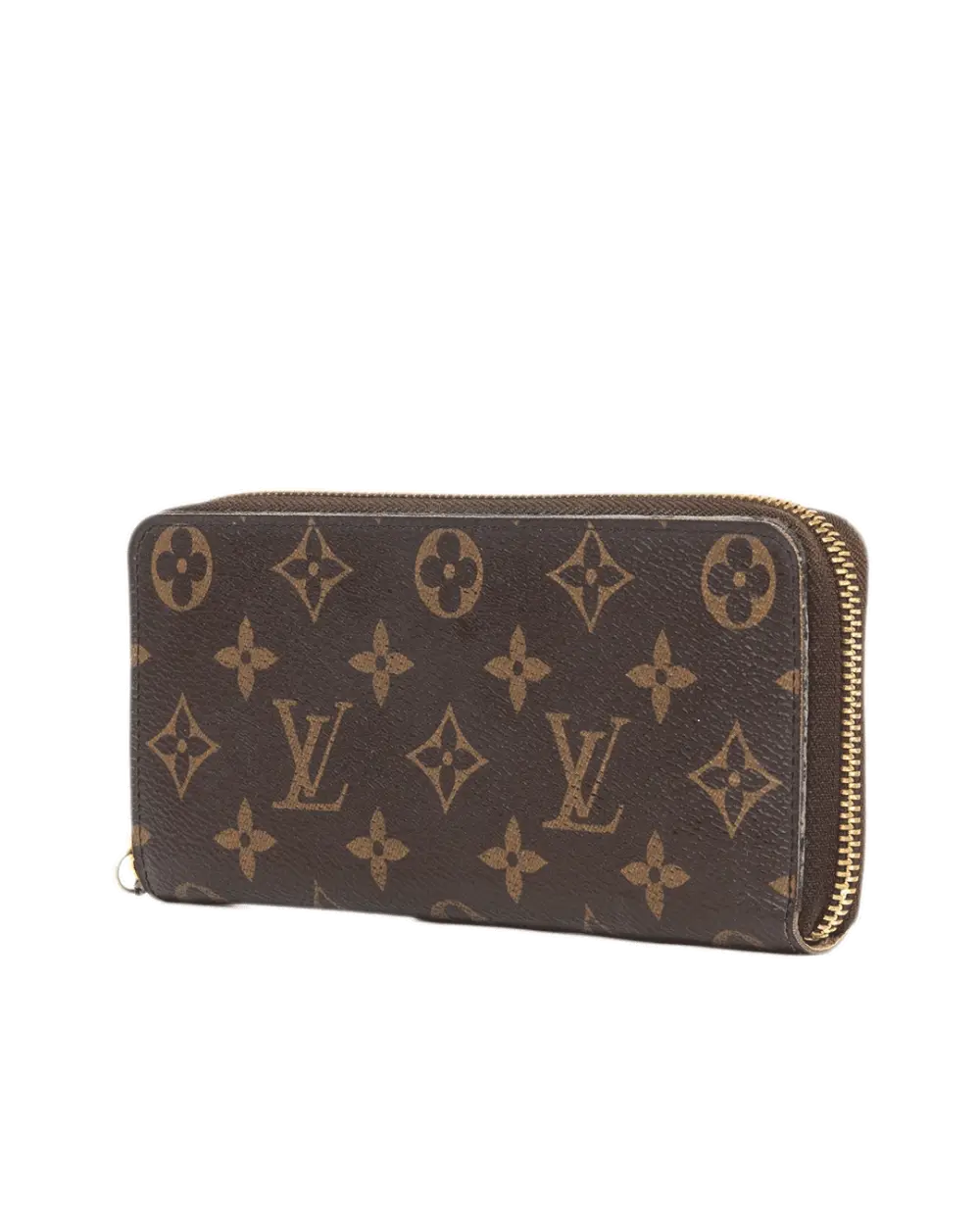LV CLEMENCE LONG BROWN MONOGRAM CANVAS GHW CT1129 0236