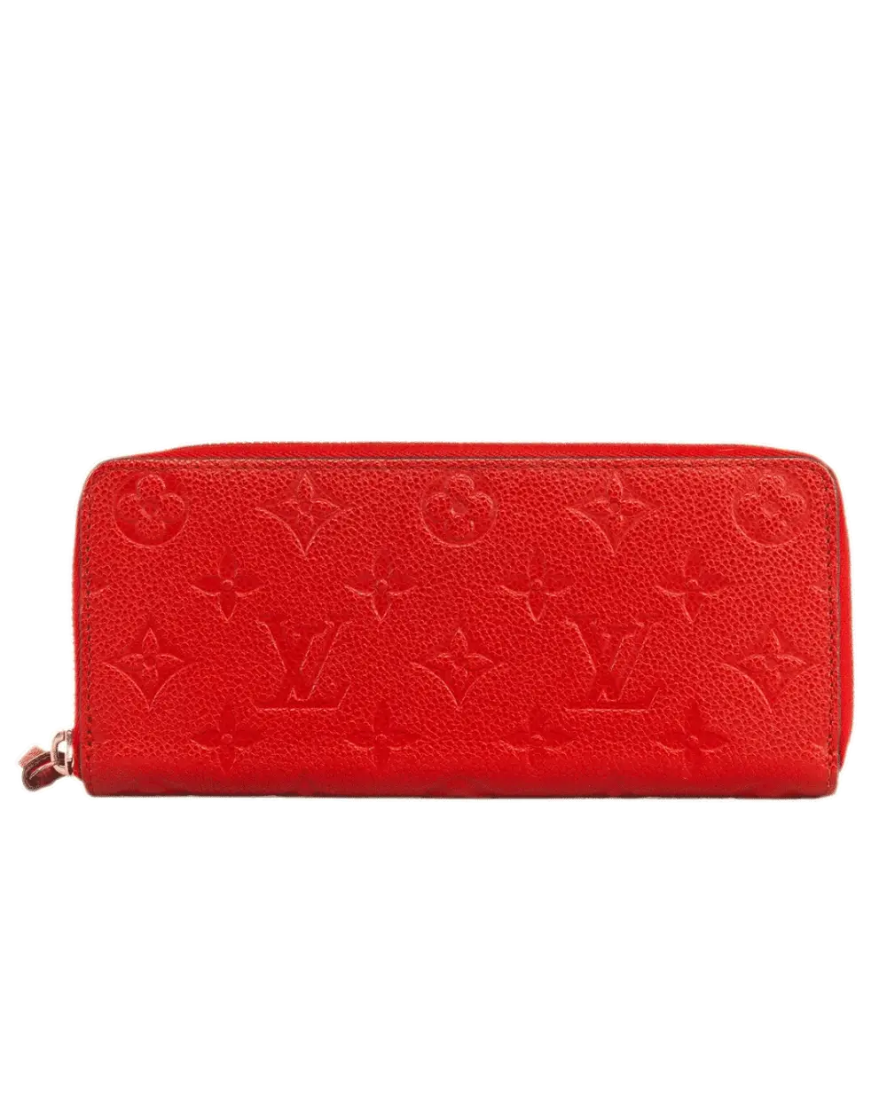 LV CLEMENCE LONG RED MONOGRAM EMPREINTE GHW TN4195 1198