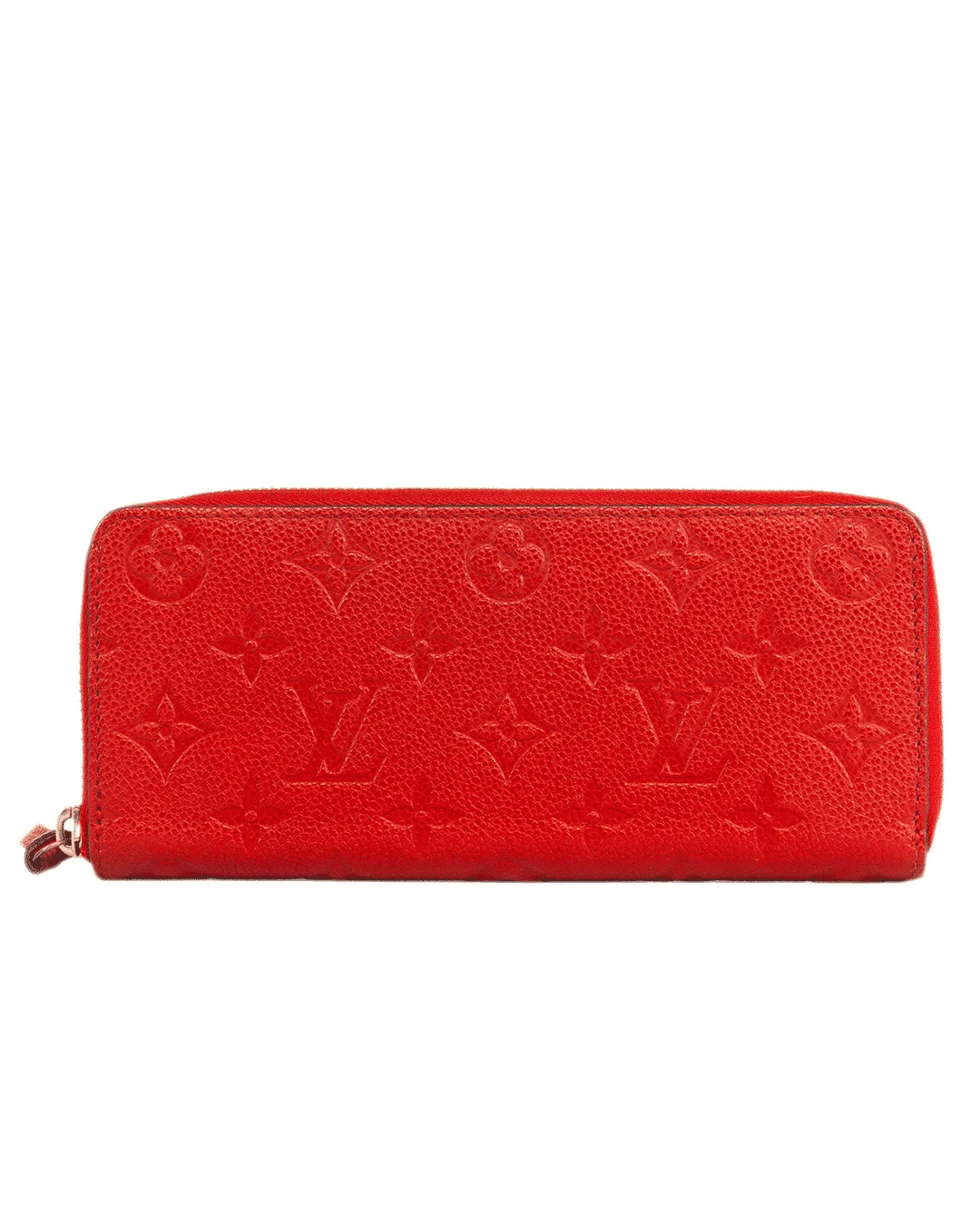 LV CLEMENCE LONG RED MONOGRAM EMPREINTE GHW TN4195 1198