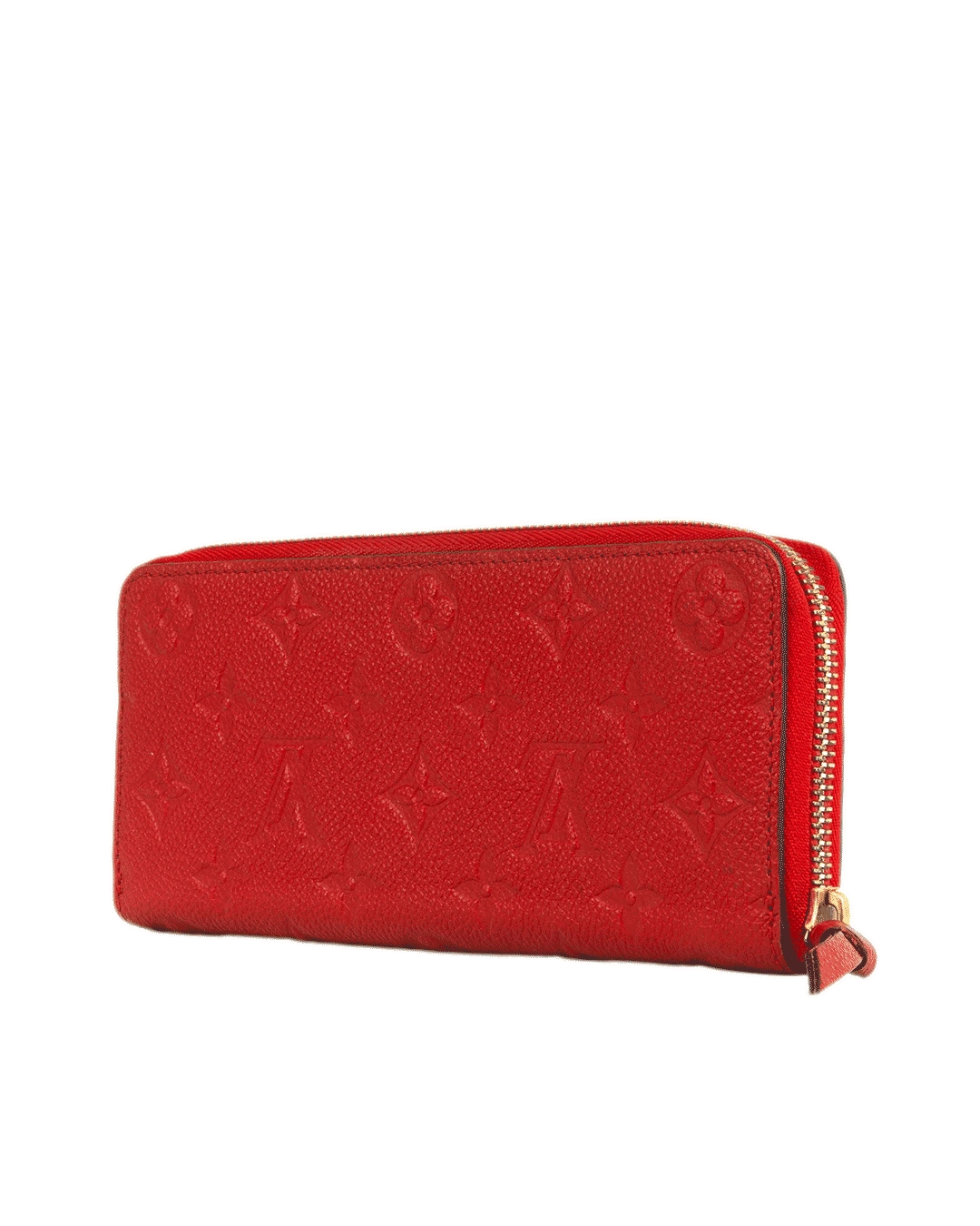 LV CLEMENCE LONG RED MONOGRAM EMPREINTE GHW TN4195 1200