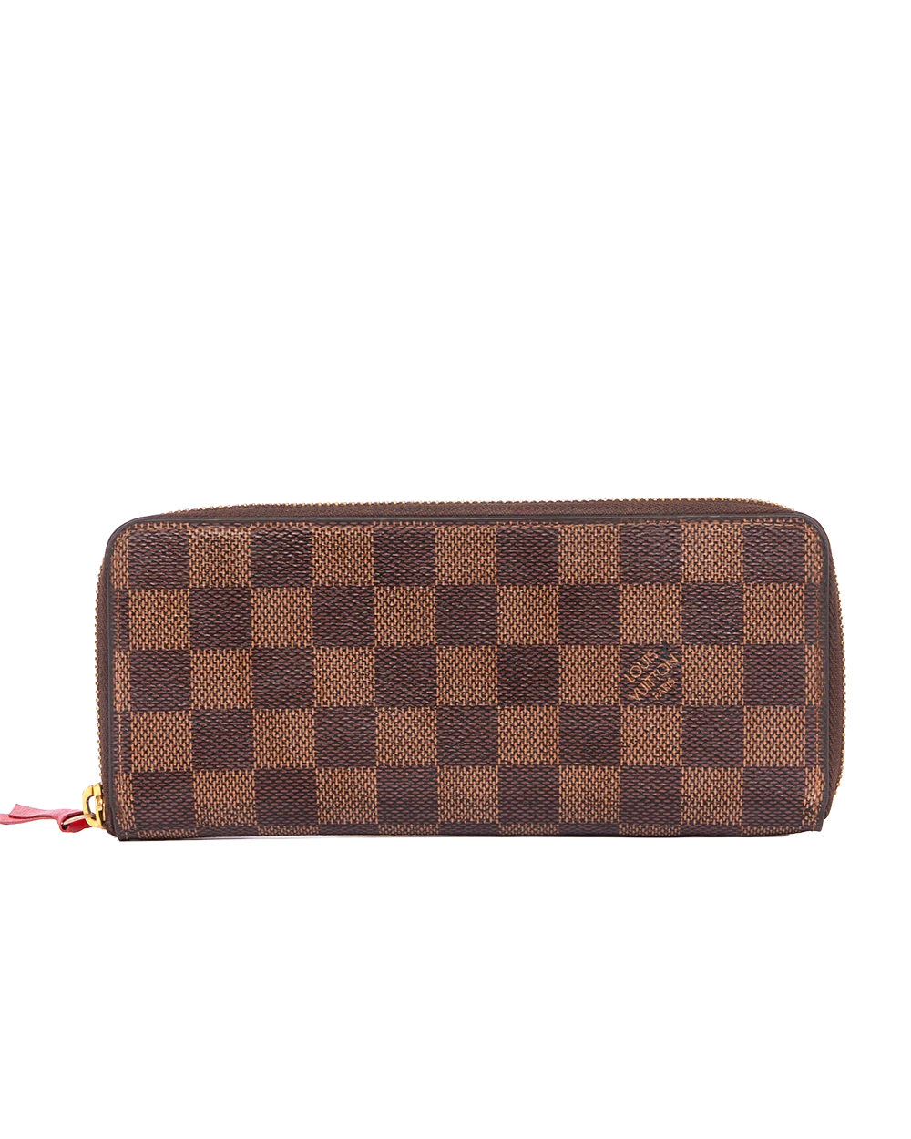 LV CLEMENCE WALLET LONG BROWN DAMIER CANVAS GHW SF0261 21244
