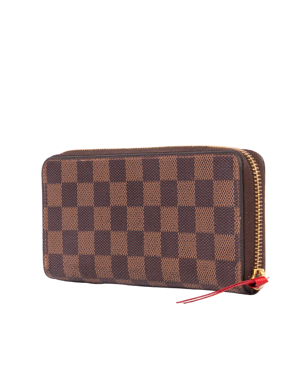 LV CLEMENCE WALLET LONG BROWN DAMIER CANVAS GHW SF0261 21246