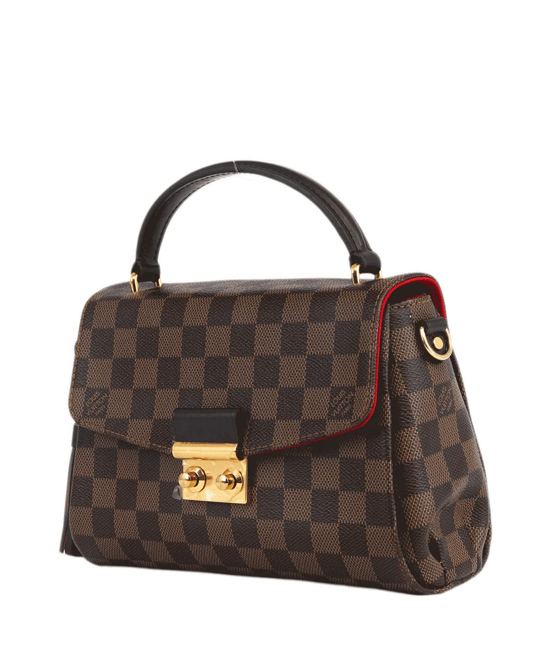 LV CROISETTE BROWN DAMIER CANVAS GHW MICROCHIP 1019