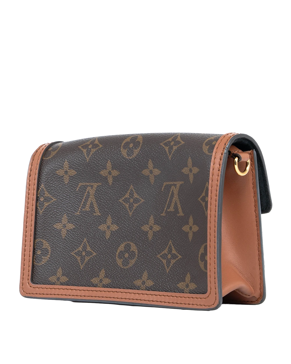 LV DAUPHINE MINI REVERSE MONOGRAM CANVAS GHW MICROCHIP 2443