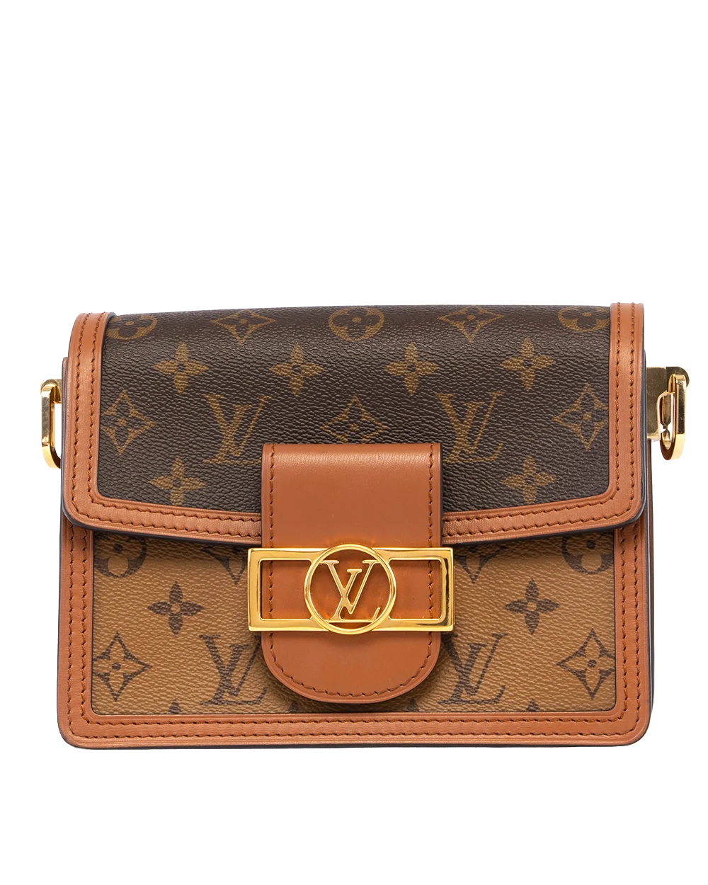 LV DAUPHINE MINI REVERSE MONOGRAM CANVAS GHW 3041
