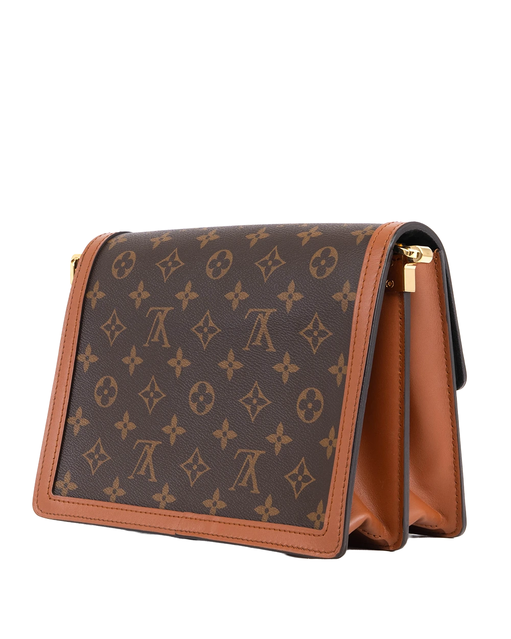 LV DAUPHINE MM REVERSE MONOGRAM GHW MICROCHIP 2414