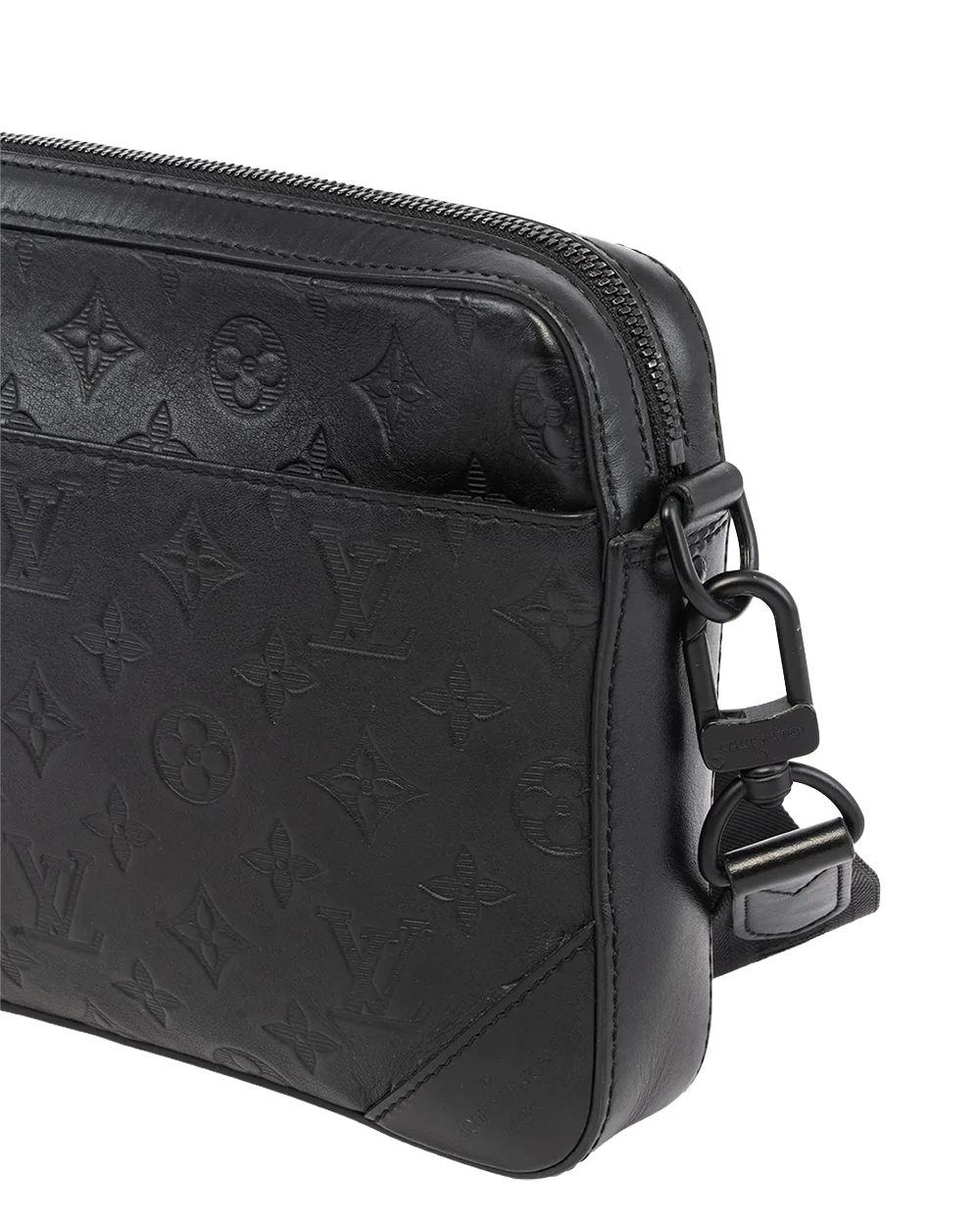LV DUO MESSENGER BLACK MONOGRAM EMPREINTE SOBLACK MICROCHIP 1666