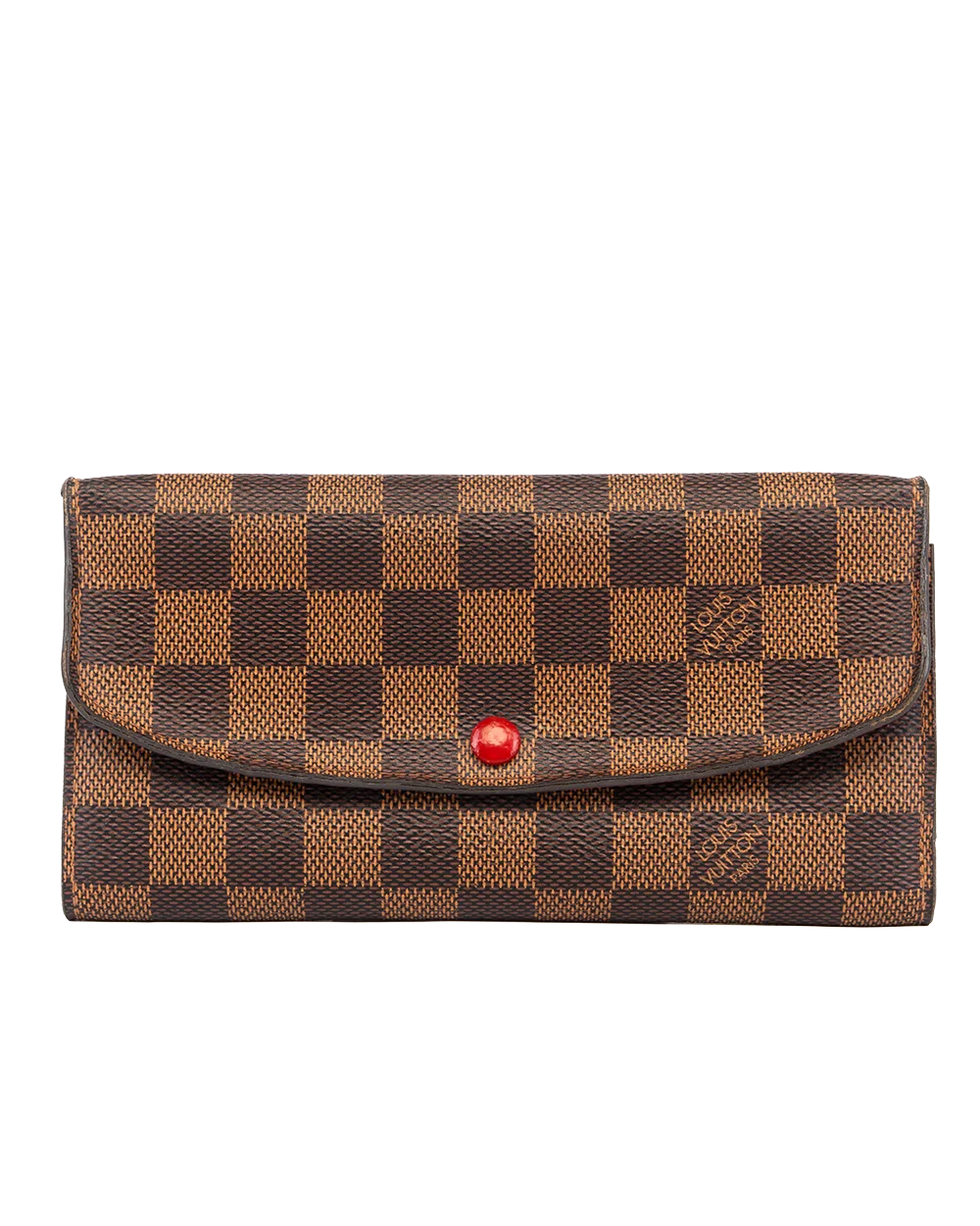LV EMILIE WALLET LONG BROWN DAMIER CANVAS RHW 1214