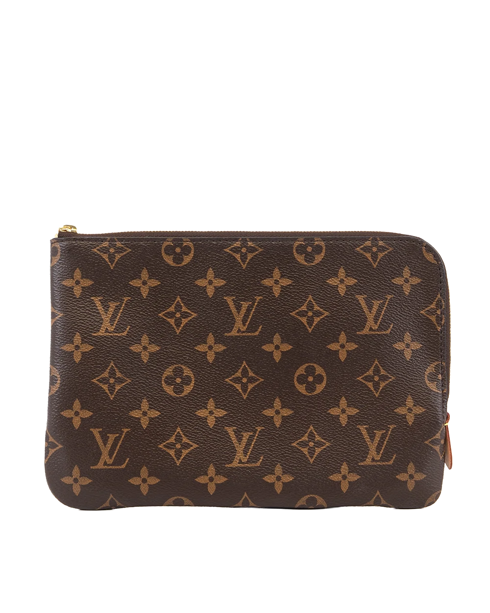 LV ETUI VOYAGE POUCH PM BROWN MONOGRAM GHW TY1270 43359