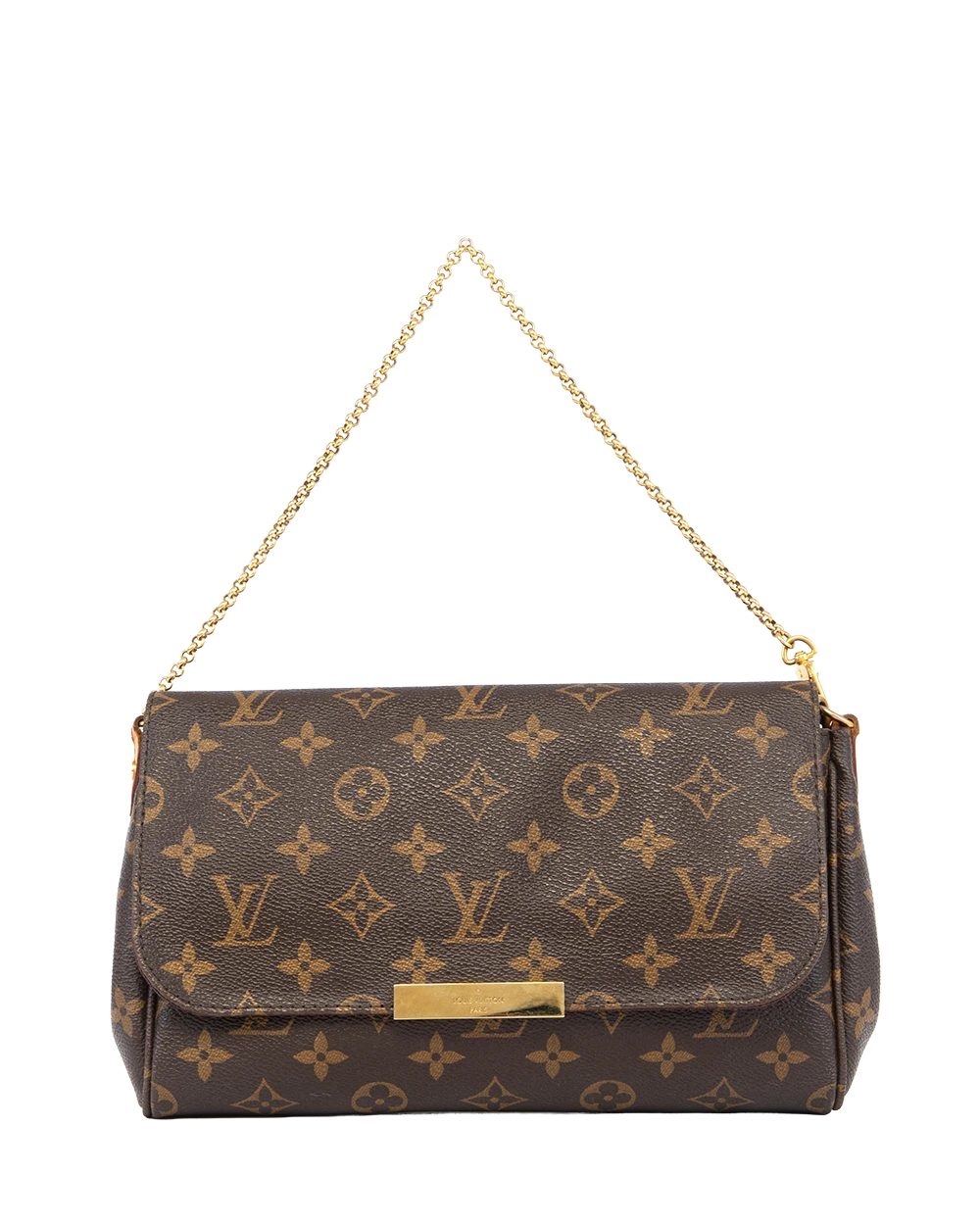 LV FAVORITE MM BROWN MONOGRAM CANVAS GHW DU4154 0149