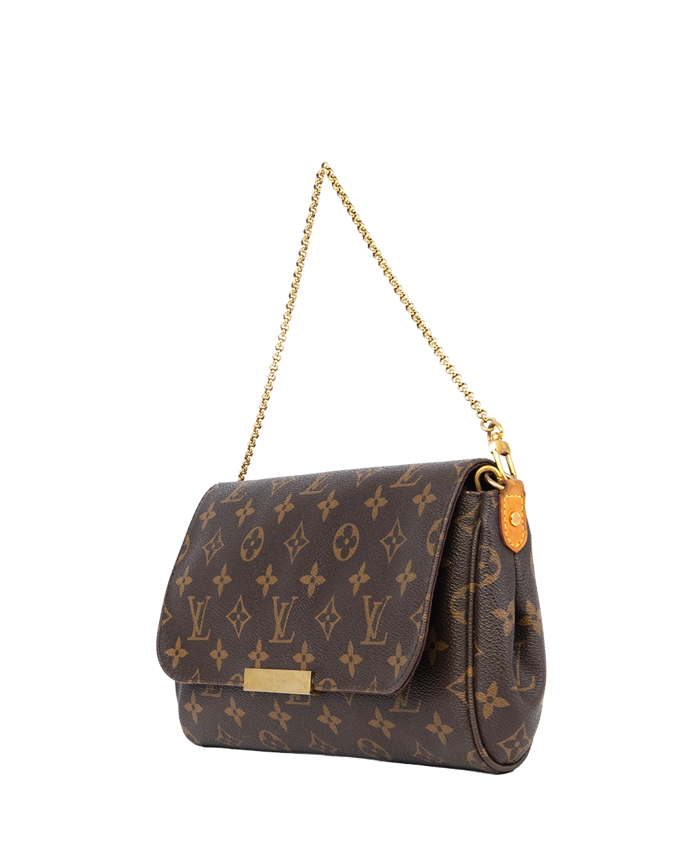 LV FAVORITE MM BROWN MONOGRAM CANVAS GHW DU4154 0150