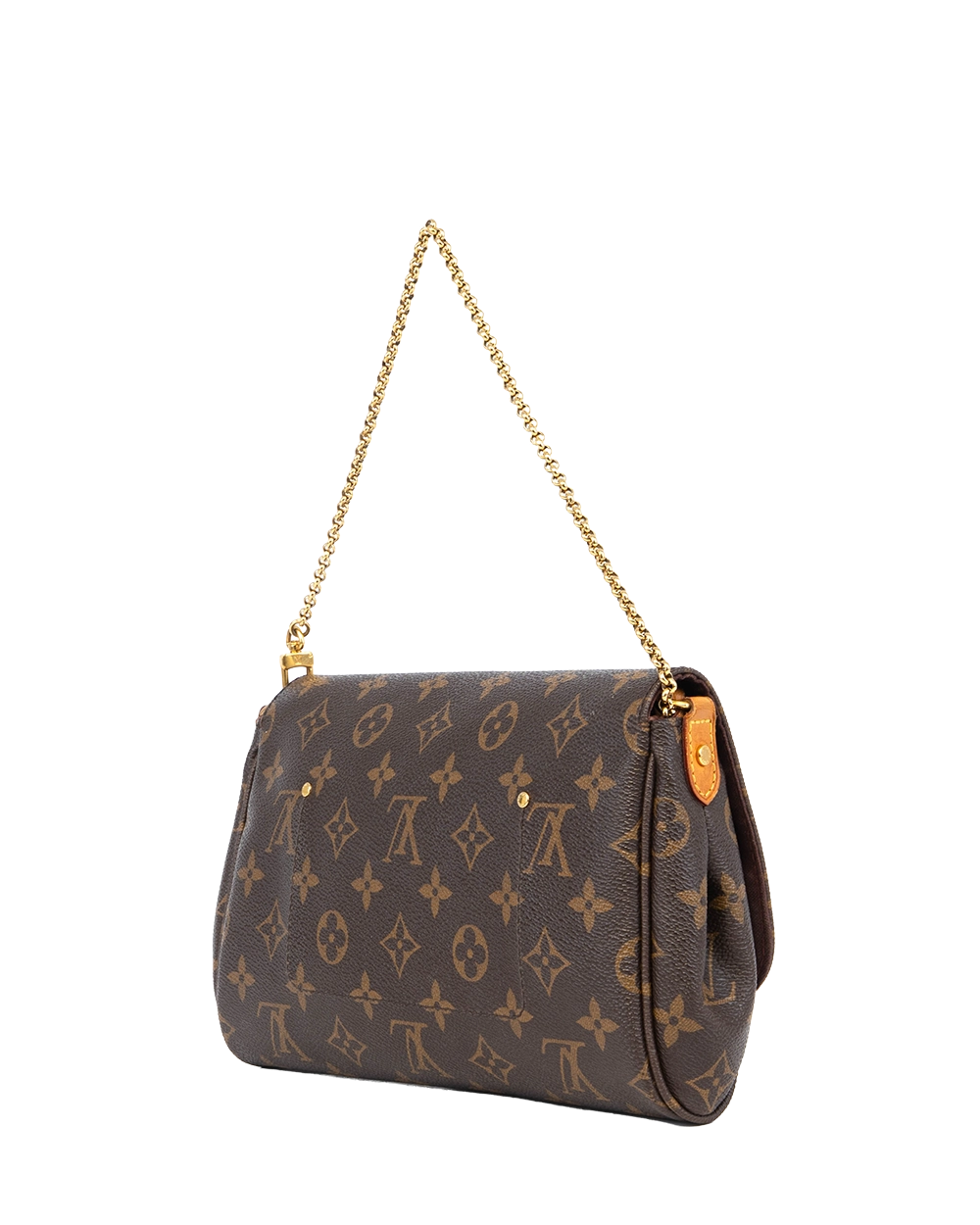 LV FAVORITE MM BROWN MONOGRAM CANVAS GHW DU4154 0151