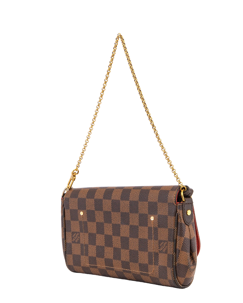LV FAVORITE PM BROWN DAMIER CANVAS GHW SA2176 1932