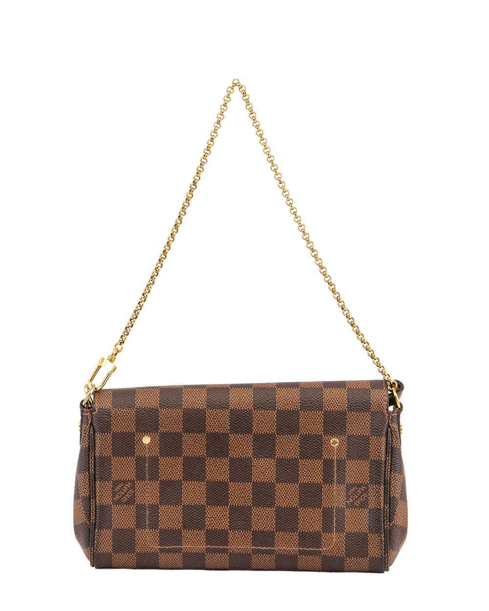 LV FAVORITE PM BROWN DAMIER CANVAS GHW SA2176 1933