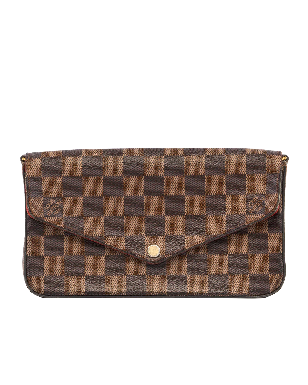 LV FELICIE BROWN DAMIER CANVAS GHW MI1199 0982