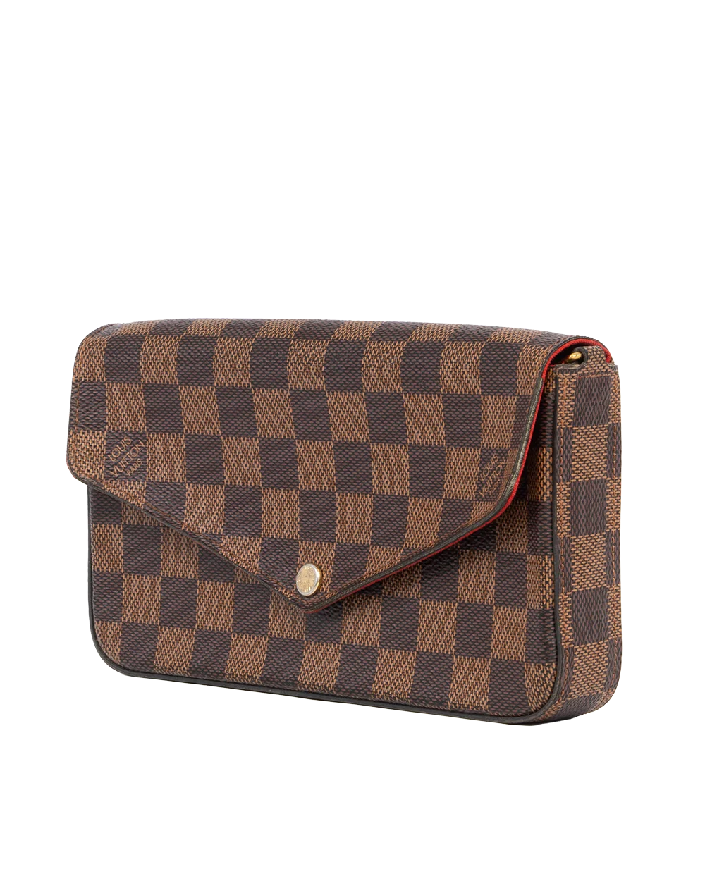 LV FELICIE BROWN DAMIER CANVAS GHW MI1199 0983
