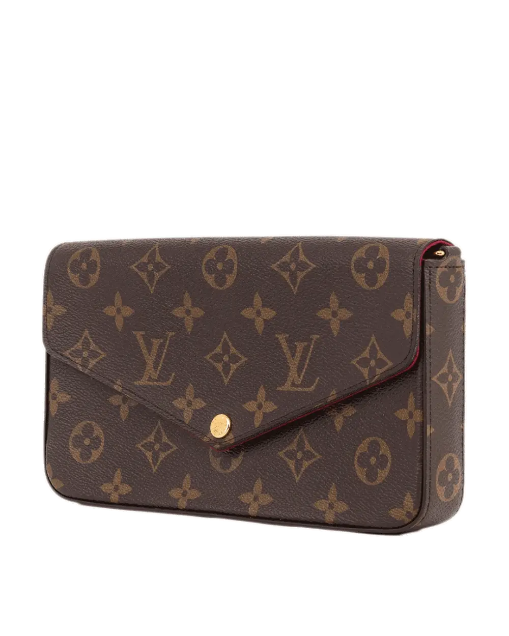 LV FELICIE BROWN MONOGRAM CANVAS GHW MICROCHIP 2571