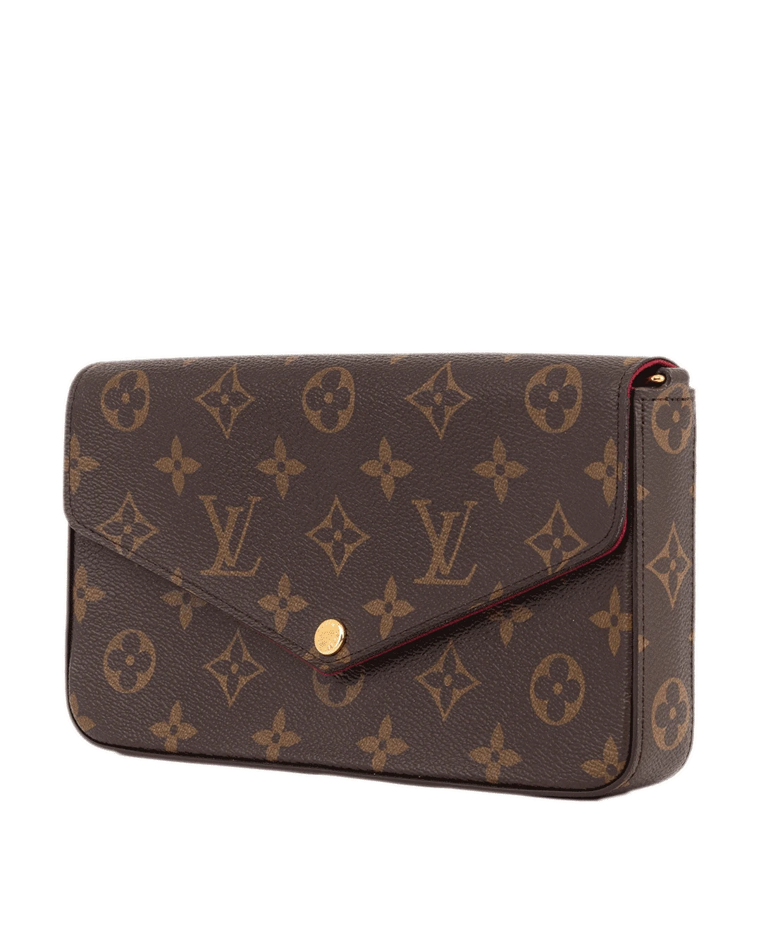 LV FELICIE BROWN MONOGRAM CANVAS GHW MICROCHIP 2571