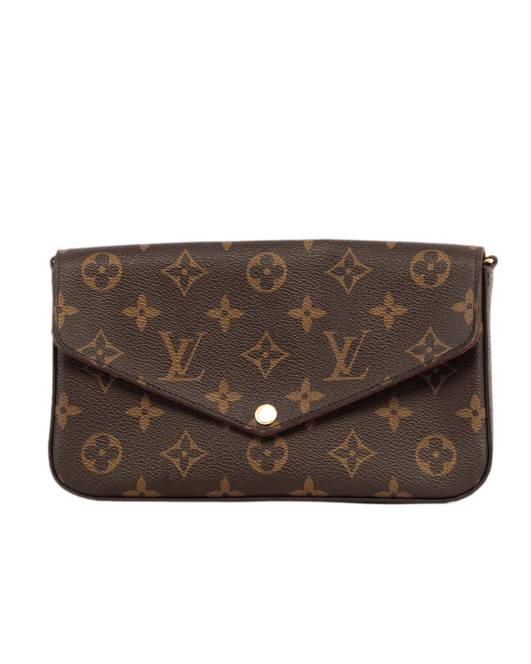 LV FELICIE BROWN MONOGRAM CANVAS GHW MICROCHIP 3244