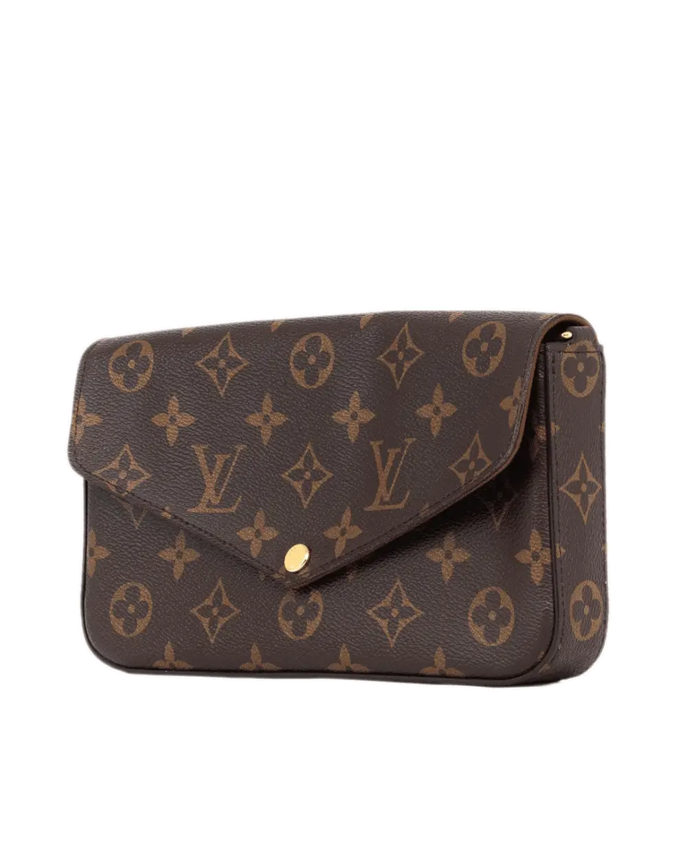 LV FELICIE BROWN MONOGRAM CANVAS GHW MICROCHIP 3245