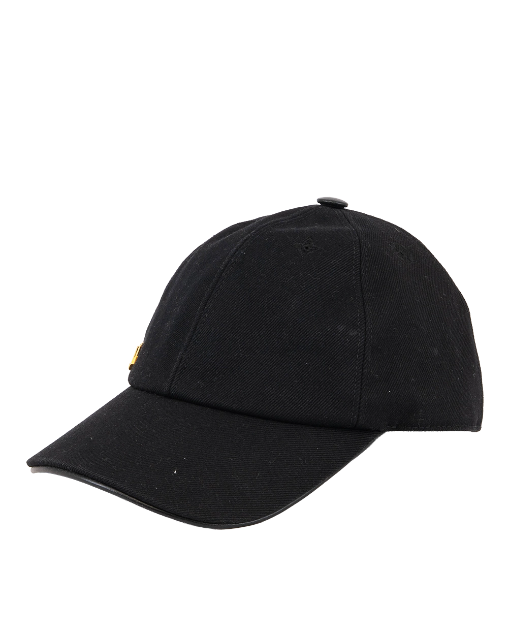 LV ICONIC CAP L BLACK GHW 0633