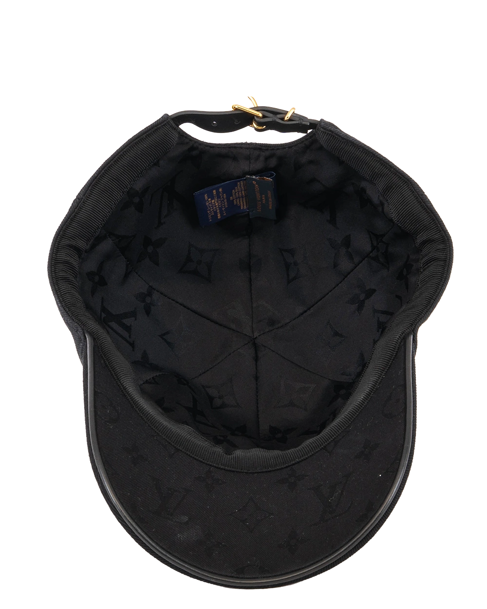 LV ICONIC CAP L BLACK GHW 0635