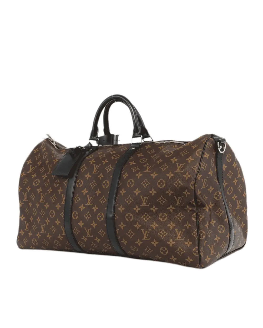 LV KEEP ALL 55 BROWN MONOGRAM CANVAS GHW MICROCHIP 2245