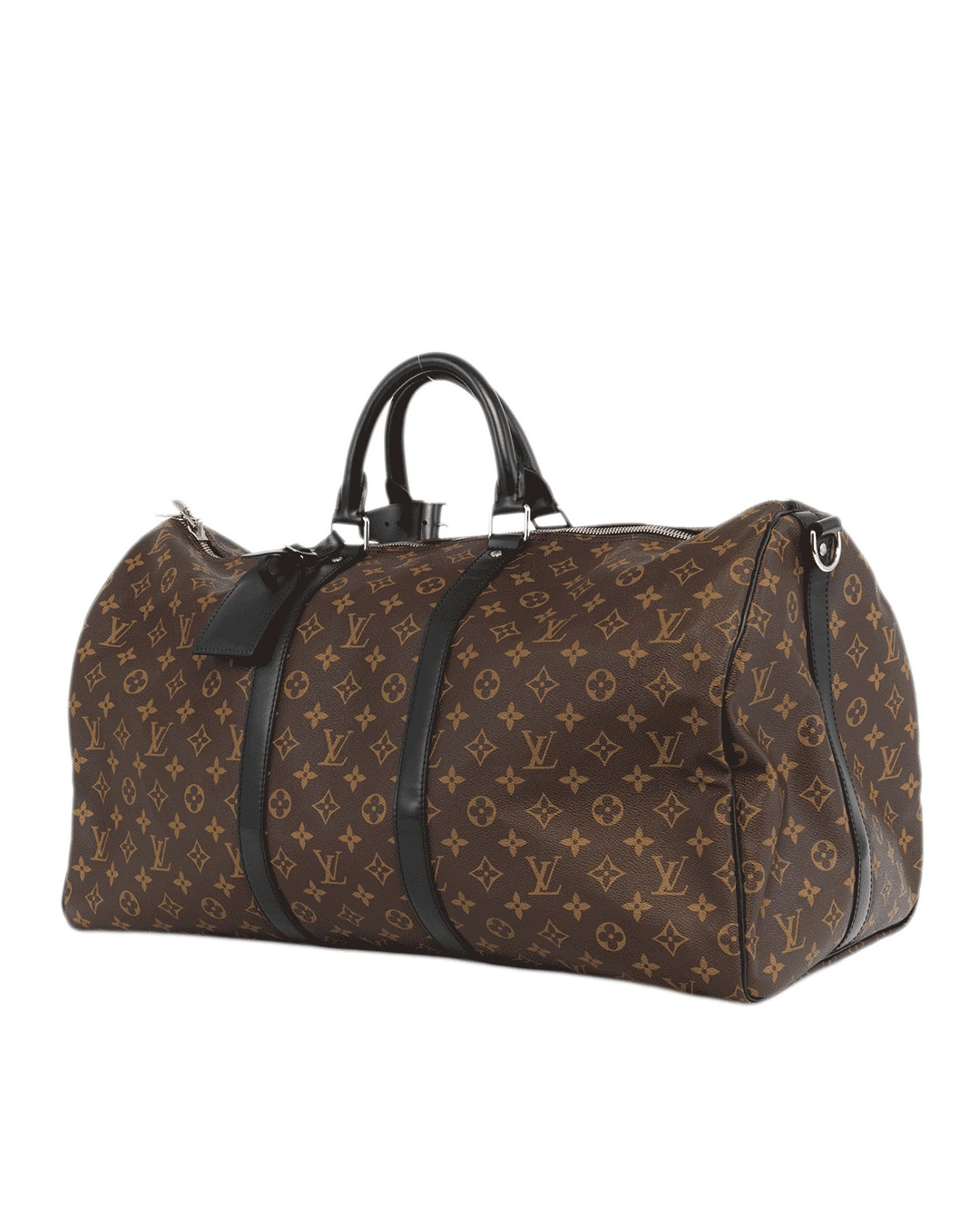 LV KEEP ALL 55 BROWN MONOGRAM CANVAS GHW MICROCHIP 2245