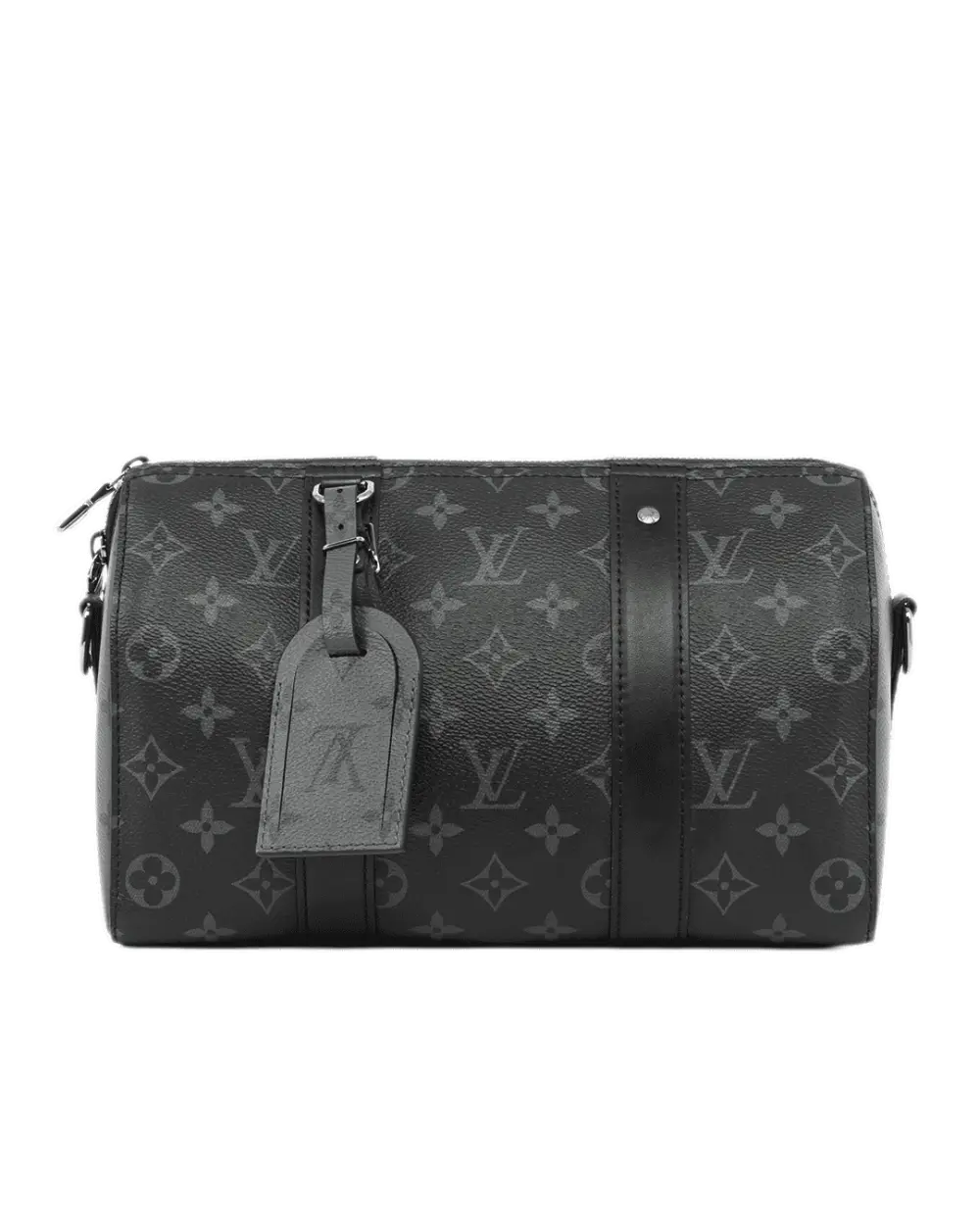 LV KEEP ALL CITY ECLIPSE MONOGRAM CANVAS SHW MICROCHIP 0373