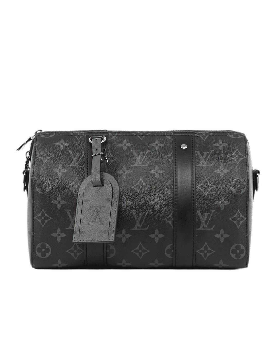 LV KEEP ALL CITY ECLIPSE MONOGRAM CANVAS SHW MICROCHIP 0373